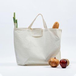 105g 100% Cotton foldable shopping bag