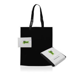 80g TNT foldable bag, with button