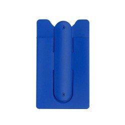 Silicone mobile phone holder with card holder, sticker